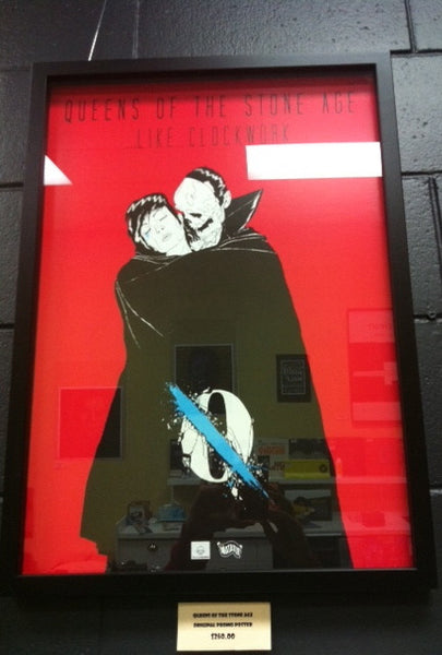 QUEENS OF THE STONE AGE-ORIGINAL PROMO POSTER FRAMED *NEW*