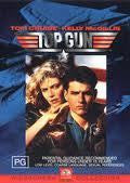 TOP GUN (1986) REGION 2 DVD VG+