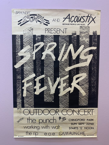 SPRING FEVER OUTDOOR CONCERT GIG POSTER