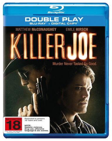 KILLER JOE BLURAY VG+