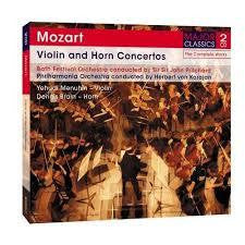 MOZART-VIOLIN AND HORN CONCERTOS 2CDS *NEW*