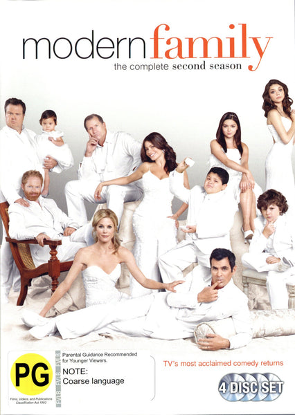 MODERN FAMILY SEASON TWO 4DVD VG