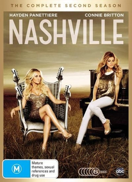 NASHVILLE-THE COMPLETE SECOND SERIES REGION 4 6DVD BOX SET VG
