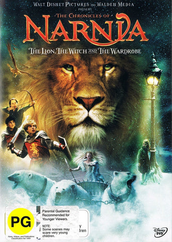 CHRONICLES OF NARNIA THE LION THE WITCH & THE WARDROBE DVD VG