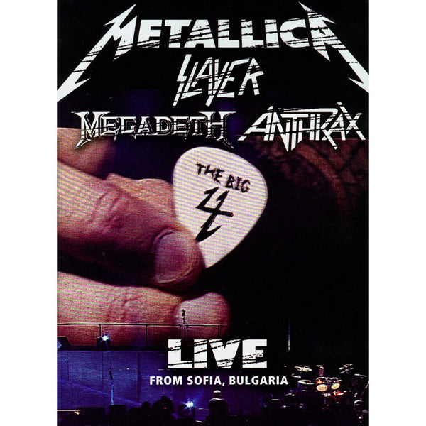 BIG 4 METALLICA SLAYER MEGADETH ANTHRAX-LIVE SONISPHERE 2DVD NM