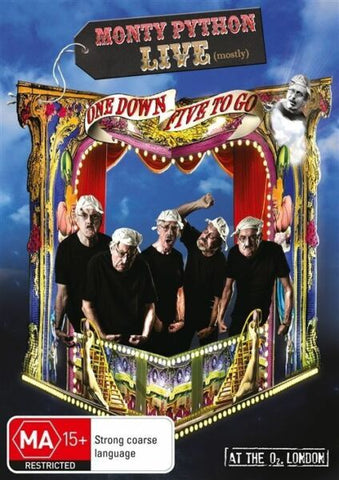 MONTY PYTHON-ONE DOWN FIVE TO GO DVD VG