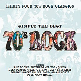 SIMPLY THE BEST 70S ROCK-VARIOUS ARTISTS 2CD *NEW*
