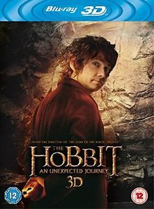 HOBBIT-AN UNEXPECTED JOURNEY 3D BLURAY / BLURAY VG+