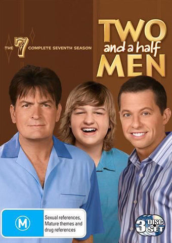 TWO AND A HALF MEN SEASON SEVEN 3DVD VG