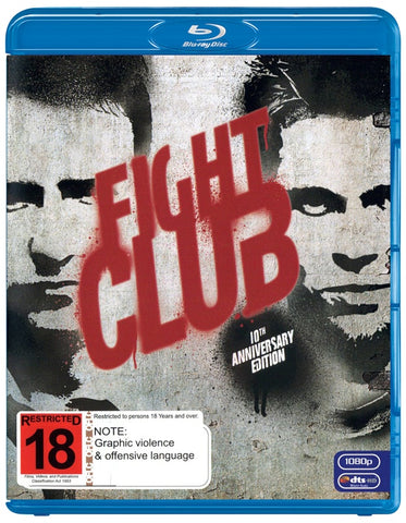 FIGHT CLUB BLURAY VG+