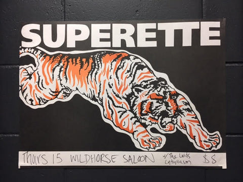 SUPERETTE ORIGINAL GIG POSTER