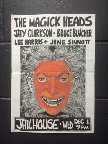 MAGICK HEADS-ORIGINAL POSTER ARTWORK *NEW*