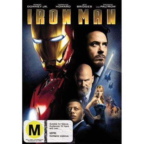 IRON MAN-DVD VG+