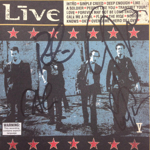 LIVE-V AUTOGRAPHED CD VG