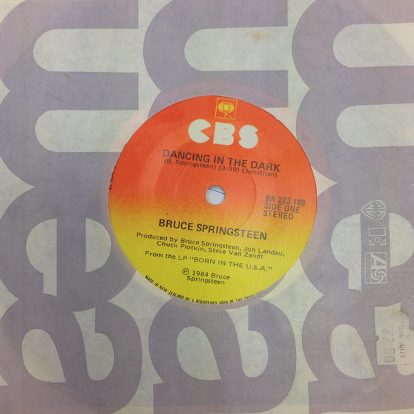 SPRINGSTEEN BRUCE-DANCING IN THE DARK 7" VG