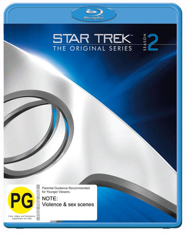 STAR TREK THE ORIGINAL SERIES SEASON 2  7BLURAY VG+