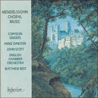 MENDELSSOHN CHORAL MUSIC - CORYDON SINGERS CD VG
