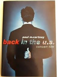 MCCARTNEY PAUL-BACK IN THE US CONCERT FILM DVD VG