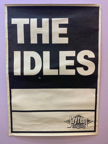 IDLES THE (1980s DUNEDIN NZ BAND) ORIGINAL  GIG POSTER