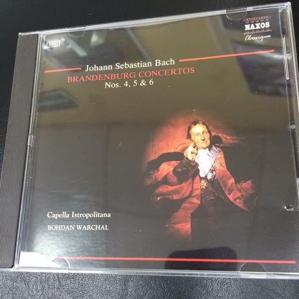 BACH-BRANDENBURG CONCERTOS NOS 4 5 & 6 WARCHAL CD VG