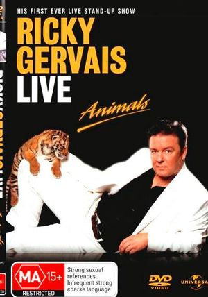 GERVAIS RICKY-ANIMALS DVD VG