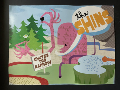 SHINS THE - CHUTES TOO NARROW ORIGINAL PROMO POSTER