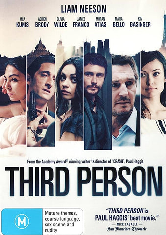 THIRD PERSON DVD NM