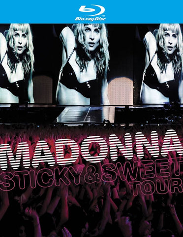 MADONNA-STICKY AND SWEET TOUR BLURAY + CD VG