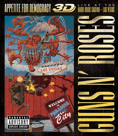 GUNS N' ROSES-APPETITE FOR DEMOCRACY BLURAY NM