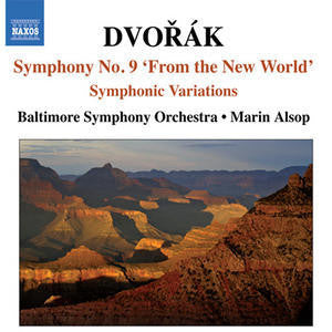 DVORAK ALSOP-NEW WORLD SYMPHONY AND OP 78 VARIATIONS CD VG