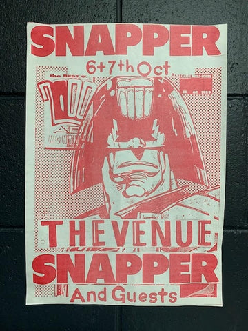 SNAPPER-THE VENUE RED ORIGINAL GIG POSTER