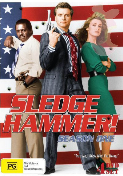 SLEDGE HAMMER SEASON ONE 4DVD VG