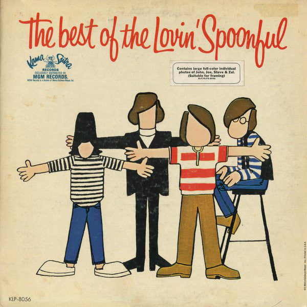LOVIN' SPOONFUL THE-THE BEST OF THE LOVIN' SPOONFUL LP VG COVER VG
