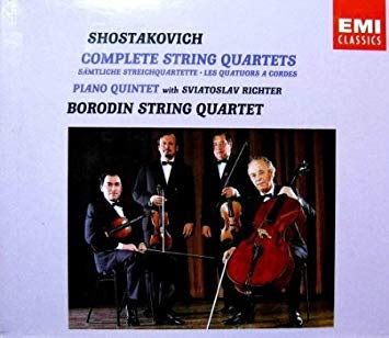 SHOSTAKOVICH DMITRI-COMPLETE STRING QUARTETS BORODIN BOX SET 6CD VG