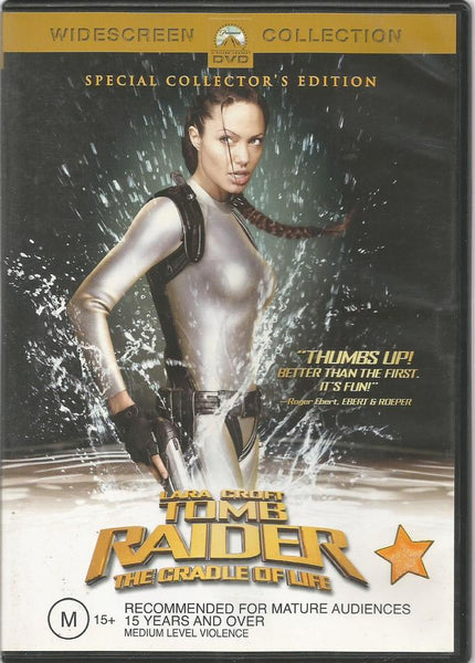 LARA CROFT TOMB RAIDER THE CRADLE OF LIFE REGION ONE DVD NM