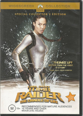 LARA CROFT TOMB RAIDER THE CRADLE OF LIFE REGION ONE DVD NM