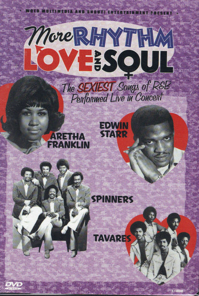 MORE RHYTHM LOVE AND SOUL UNKNOWN REGION DVD VG