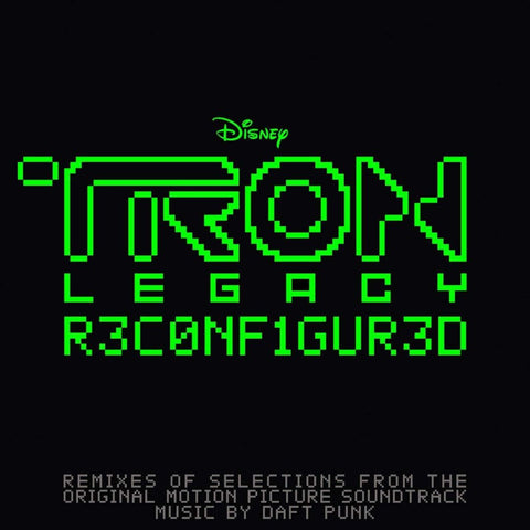 DAFT PUNK-TRON LEGACY RECONFIGURED GREEN VINYL 2LP *NEW*