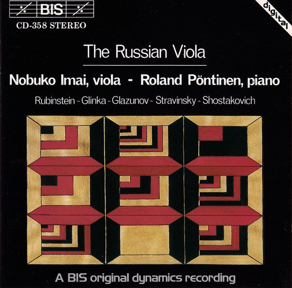 RUSSIAN VIOLA IMAI / PONTINEN CD VG