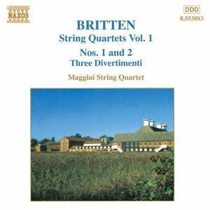 BRITTEN-STRING QUARTETS VOL 1 CD VG