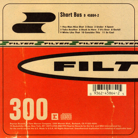 FILTER-SHORT BUS CD *NEW*