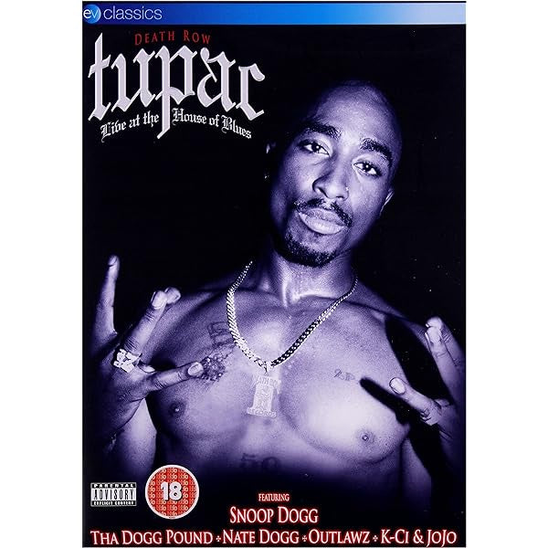 TUPAC - LIVE AT THE HOUSE OF BLUES DVD VG+