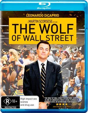 WOLF OF WALL STREET BLURAY VG+
