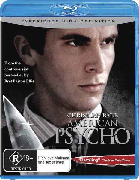 AMERICAN PSYCHO BLURAY VG+