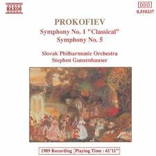 PROKOFIEV SYMPHONY'S NO.1 &5 CDVG