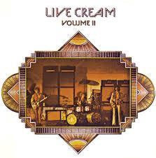 CREAM-LIVE CREAM VOLUME II LP EX COVER VG+