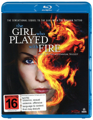 GIRL WHO PLAYED WITH FIRE THE BLURAY VG+