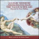 TALLIS SCHOLARS-ALLEGRI MISERERE PALESTRINA MISSA CD  *NEW*