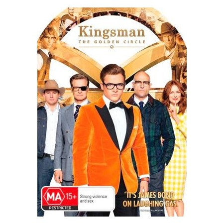 KINGSMAN THE GOLDEN CIRCLE DVD VG