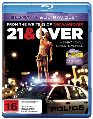 21 & OVER BLURAY VG+